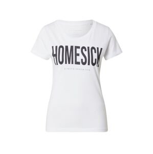 EINSTEIN & NEWTON Tričko 'Homesick' černá / bílá