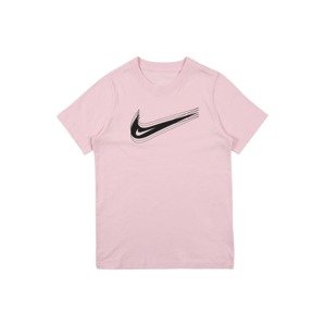 Nike Sportswear Tričko  pastelově růžová / černá
