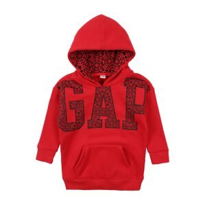 GAP Sweatshirt  červená / černá