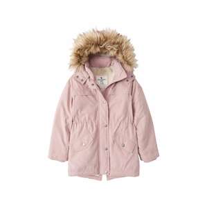Abercrombie & Fitch Zimní bunda  růžová / hnědá / krémová