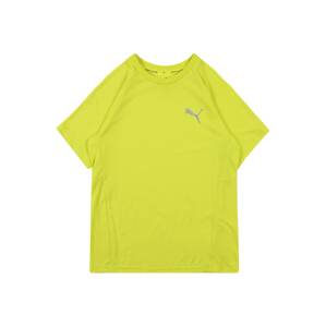 PUMA Funkční tričko 'Evostripe'  stříbrná / svítivě žlutá