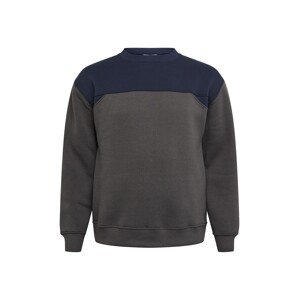 NU-IN Big & Tall Sweatshirt  šedobéžová / tmavě modrá