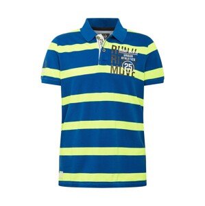 CAMP DAVID Shirt  královská modrá / svítivě žlutá
