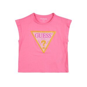 GUESS Tričko  pink / limone / fuchsiová / pastelově růžová