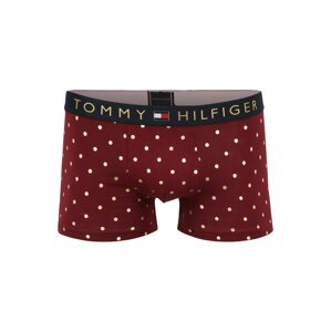 Tommy Hilfiger Underwear Boxerky  burgundská červeň / zlatá / námořnická modř