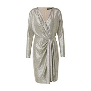 Lauren Ralph Lauren Koktejlové šaty 'LYNNA'  stříbrná