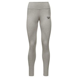 Reebok Sport Sportovní kalhoty  šedý melír / černá