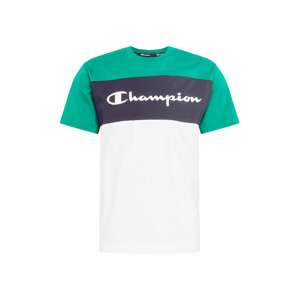 Champion Authentic Athletic Apparel Tričko  bílá / zelená / námořnická modř
