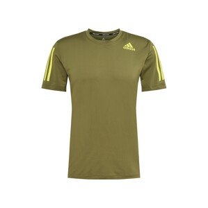 ADIDAS PERFORMANCE Funkční tričko  olivová / žlutá