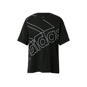 ADIDAS PERFORMANCE Funkční tričko 'Fav Q1'  černá / bílá