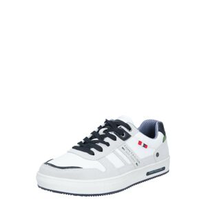TOM TAILOR Sneaker  bílá / noční modrá / světle šedá