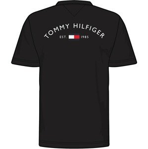 TOMMY HILFIGER Tričko  černá / bílá / červená