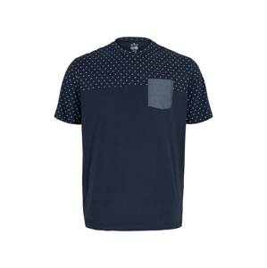 TOM TAILOR Men + T-Shirt  námořnická modř