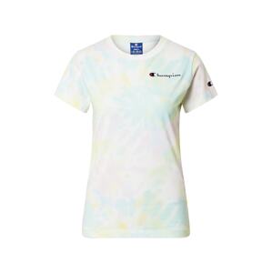 Champion Authentic Athletic Apparel Tričko  bílá / tyrkysová / růžová / žlutá