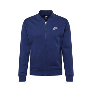 Nike Sportswear Mikina s kapucí  marine modrá / bílá