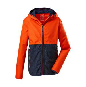 KILLTEC Outdoorová bunda 'Lyse'  oranžová / námořnická modř