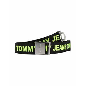 Tommy Jeans Opasek  černá / žlutá