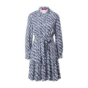 MAX&Co. Košilové šaty 'ROSATEA'  marine modrá / bílá / kouřově modrá / oranžová