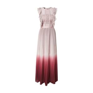 APART Společenské šaty  bordó / bledě fialová