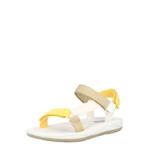 CAMPER Trekingové sandály 'Match'  žlutá / světle hnědá / bílá