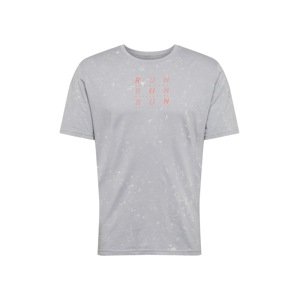 UNDER ARMOUR Funkční tričko  šedá / broskvová
