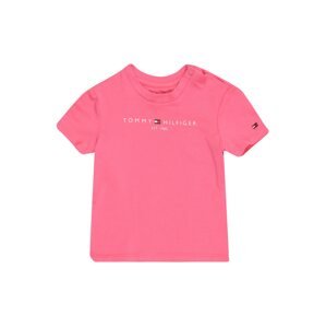 TOMMY HILFIGER Tričko  pink / bílá