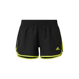 ADIDAS PERFORMANCE Sportovní kalhoty  žlutá / černá
