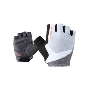 ZIENER Sportovní rukavice 'Cendal'  šedý melír / černá / bílá
