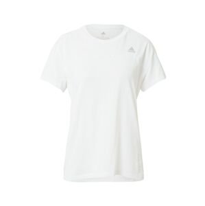 ADIDAS PERFORMANCE Funkční tričko  bílá / šedá