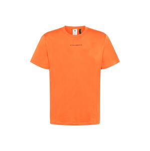G-Star RAW Tričko  oranžová / černá / bílá