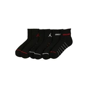 Jordan Ponožky 'LEGEND'  černá / bílá / červená