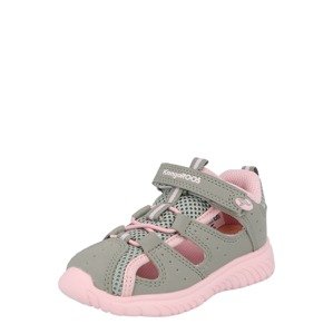 KangaROOS Otevřená obuv  čedičová šedá / světle růžová