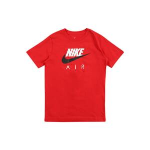Nike Sportswear Tričko  červená / bílá / černá