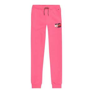 TOMMY HILFIGER Kalhoty  pink / červená / námořnická modř / bílá