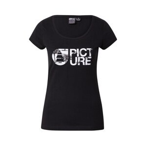 Picture Organic Clothing Funkční tričko  černá / bílá
