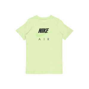 NIKE Funkční tričko  limetková / světle zelená / černá