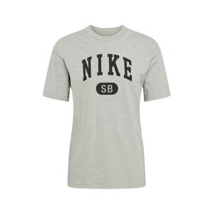 Nike SB Tričko antracitová / šedý melír