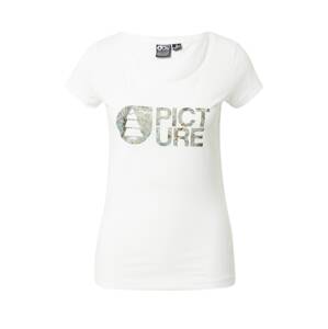 Picture Organic Clothing Funkční tričko  bílá / šedá