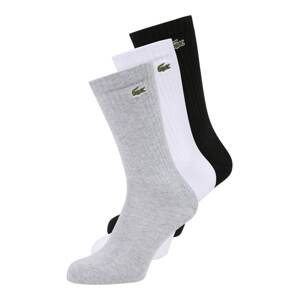 Lacoste Sport Sportovní ponožky  šedý melír / černá / bílá