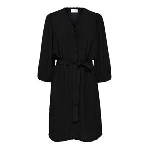 Selected Femme Curve Košilové šaty 'Mira' černá