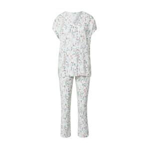 Esprit Bodywear Pyjama 'Armatha'  bílá / zelená / modrá / červená / světle růžová