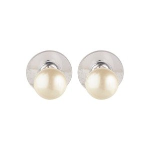 Lauren Ralph Lauren Náušnice  stříbrná / perlově bílá