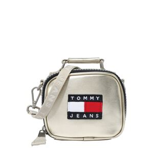 Tommy Jeans Taška přes rameno 'Heritage'  stříbrná / námořnická modř / červená / bílá
