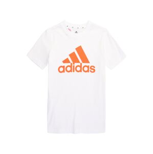 ADIDAS PERFORMANCE Funkční tričko  bílá / svítivě oranžová