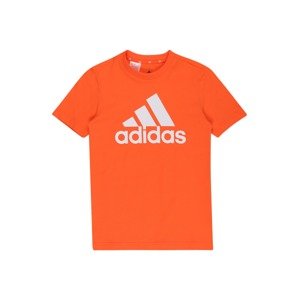 ADIDAS PERFORMANCE Funkční tričko  oranžová / bílá
