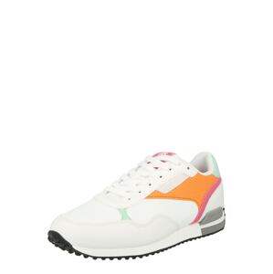 Dockers by Gerli Sneaker  bílá / oranžová / mátová / pink