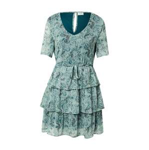 JDY Letní šaty 'LINDA'  tyrkysová / chladná modrá / grafitová