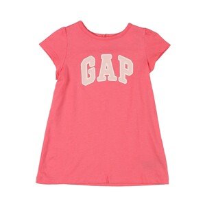 GAP Šaty  pink / pastelově růžová / bílá