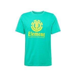 ELEMENT Funkční tričko  nefritová / žlutá