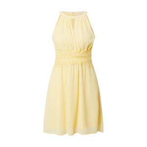 VILA Koktejlové šaty 'MILINA'  světle žlutá